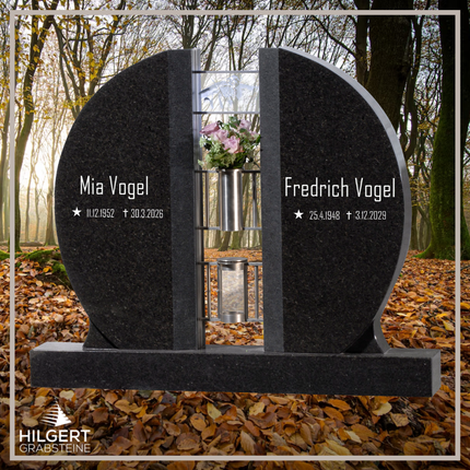 BR-GR-02681 | Hilgert Grabsteine | Stehender Grabstein aus Granit