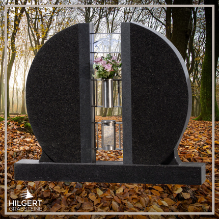 BR-GR-02681 | Hilgert Grabsteine | Stehender Grabstein aus Granit
