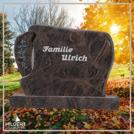 BR-GR-02702 | Hilgert Grabsteine | Stehender Grabstein aus Granit