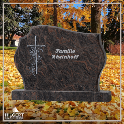 BR-GR-02746 | Hilgert Grabsteine | Stehender Grabstein aus Granit