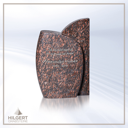 HO-HA-C23 | Hilgert Grabsteine | Stehender Grabstein aus Naturstein