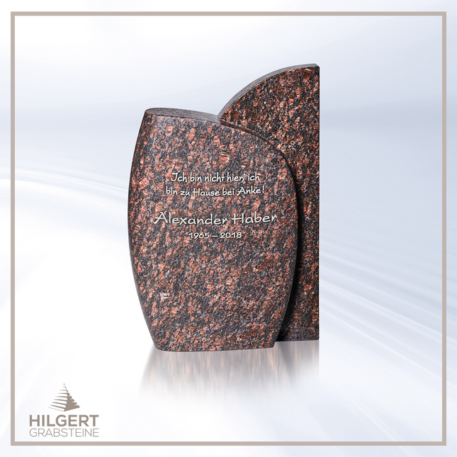 HO-HA-C23 | Hilgert Grabsteine | Stehender Grabstein aus Naturstein