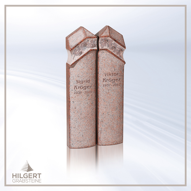 HO-HA-C32 | Hilgert Grabsteine | Stehender Grabstein aus Naturstein