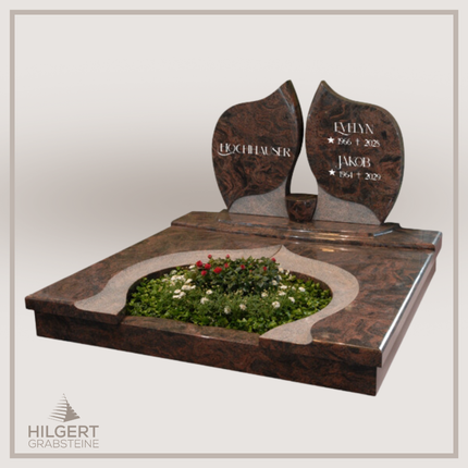 FA-GR-0924 | Hilgert Grabsteine | Familiengrabanlage aus Granit