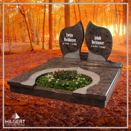 FA-GR-0924 | Hilgert Grabsteine | Familiengrabanlage aus Granit