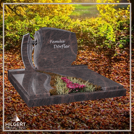 FA-GR-2786 | Hilgert Grabsteine | Familiengrabanlage aus Granit