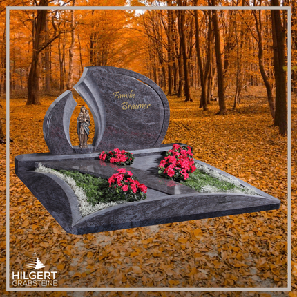 FA-GR-2800 | Hilgert Grabsteine | Familiengrabanlage aus Granit