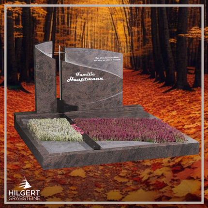 FA-GR-408 | Hilgert Grabsteine | Familiengrabanlage aus Granit