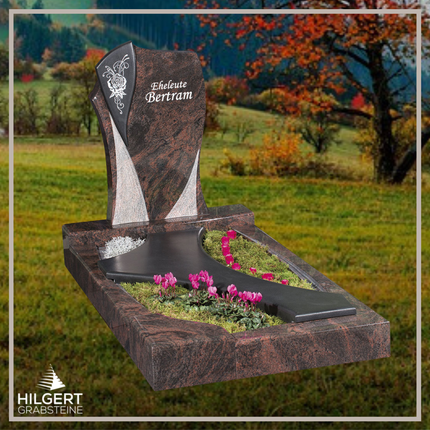 FA-GR-418 | Hilgert Grabsteine | Familiengrabanlage aus Granit