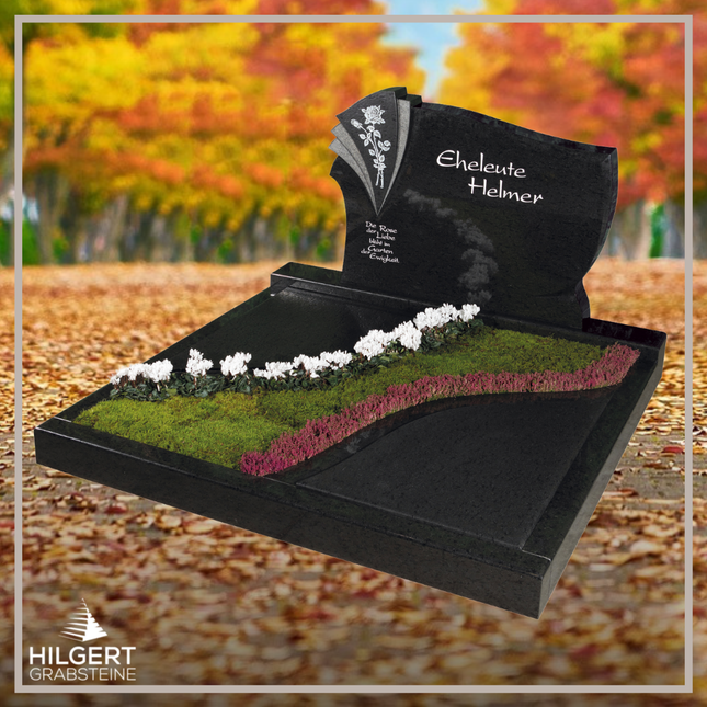 FA-GR-GA469-O-03269 | Hilgert Grabsteine | Familiengrabanlage aus Granit