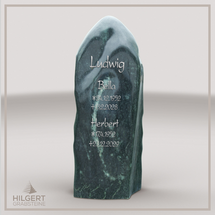 FE-LI-011 | Hilgert Grabsteine | Stehender Grabstein aus Naturstein