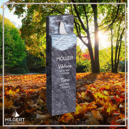 HO-DA-12-16 | Hilgert Grabsteine | Stehender Grabstein aus Naturstein