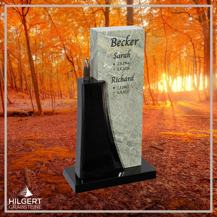 HO-DA-12-19 | Hilgert Grabsteine | Stehender Grabstein aus Naturstein