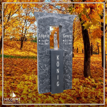 HO-DA-1235 | Hilgert Grabsteine | Stehender Grabstein aus Naturstein