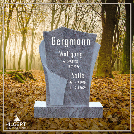 HO-DA-1250 | Hilgert Grabsteine | Stehender Grabstein aus Naturstein
