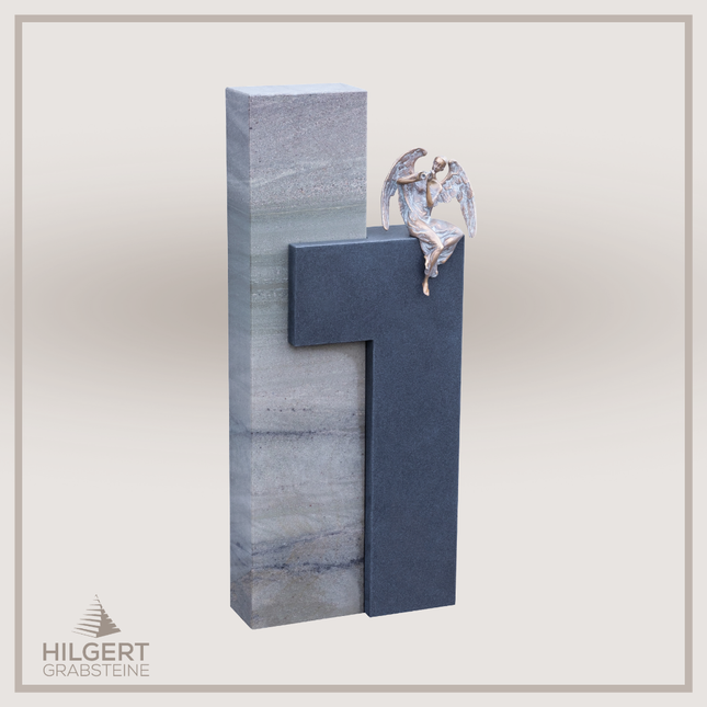 HO-DA-1268_001 | Hilgert Grabsteine | Stehender Grabstein aus Naturstein