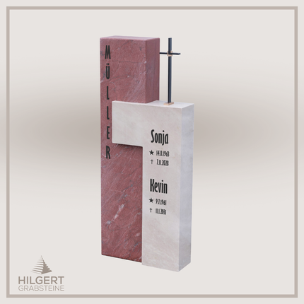 HO-DA-1268_001 | Hilgert Grabsteine | Stehender Grabstein aus Naturstein