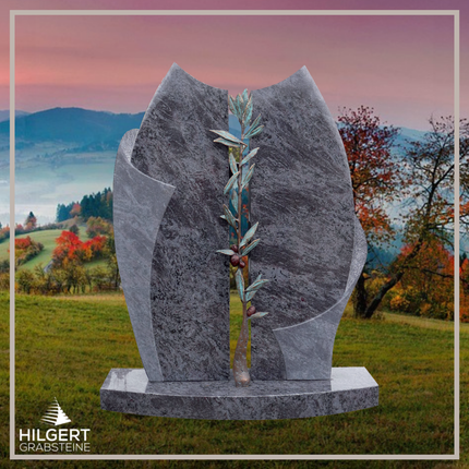 HO-DA-1286 | Hilgert Grabsteine | Stehender Grabstein aus Naturstein