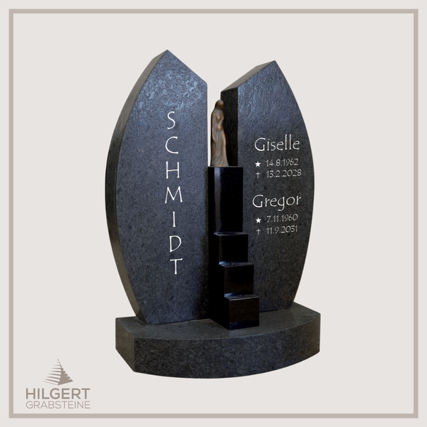HO-DA-1288 | Hilgert Grabsteine | Stehender Grabstein aus Naturstein