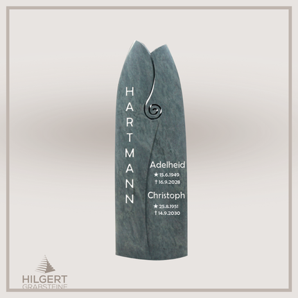 HO-DA-1364 | Hilgert Grabsteine | Stehender Grabstein aus Naturstein