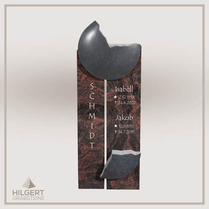 HO-DA-14-14 | Hilgert Grabsteine | Stehender Grabstein aus Naturstein
