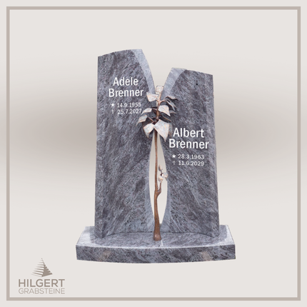 HO-DA-1409 | Hilgert Grabsteine | Stehender Grabstein aus Naturstein