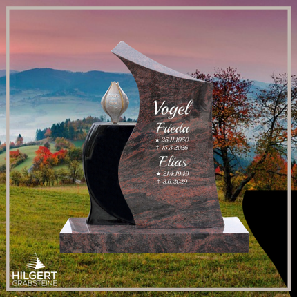 HO-DA-1427 | Hilgert Grabsteine | Stehender Grabstein aus Naturstein