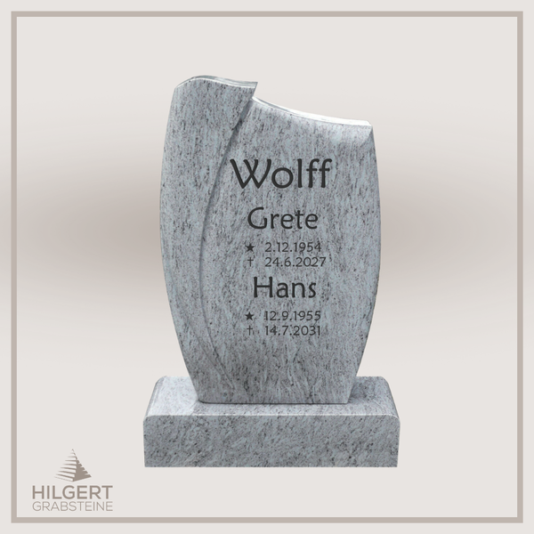 HO-DA-1428 | Hilgert Grabsteine | Stehender Grabstein aus Naturstein