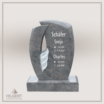 HO-DA-1430 | Hilgert Grabsteine | Stehender Grabstein aus Naturstein