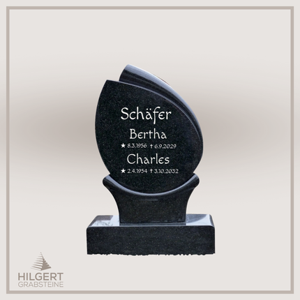 HO-DA-1437 | Hilgert Grabsteine | Stehender Grabstein aus Naturstein