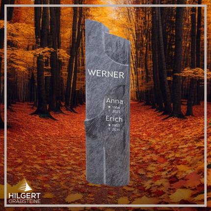 HO-DA-1451 | Hilgert Grabsteine | Stehender Grabstein aus Naturstein