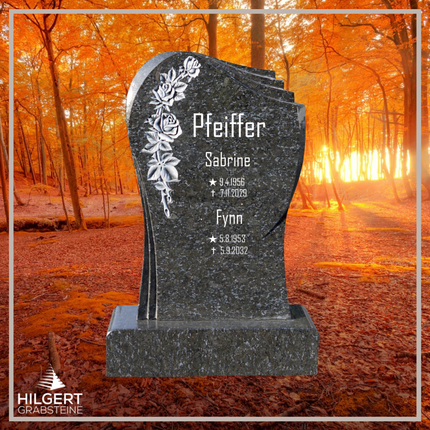 HO-DA-15-12A | Hilgert Grabsteine | Stehender Grabstein aus Naturstein