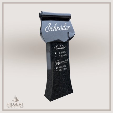 HO-DA-1501 | Hilgert Grabsteine | Stehender Grabstein aus Naturstein