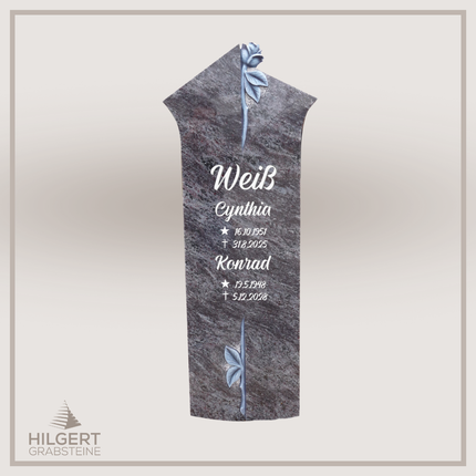 HO-DA-1503 | Hilgert Grabsteine | Stehender Grabstein aus Naturstein