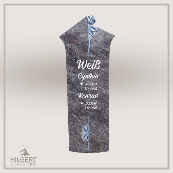 HO-DA-1503 | Hilgert Grabsteine | Stehender Grabstein aus Naturstein