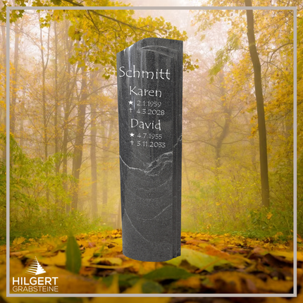HO-DA-1505 | Hilgert Grabsteine | Stehender Grabstein aus Naturstein