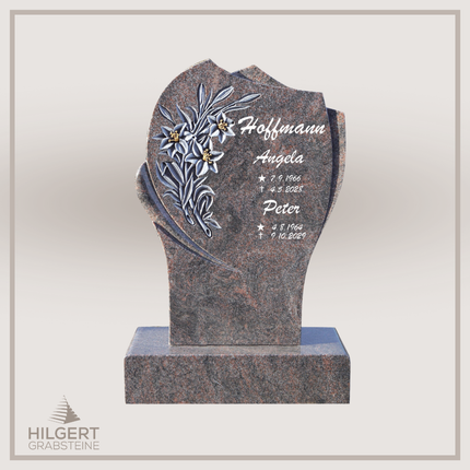 HO-DA-18-12A | Hilgert Grabsteine | Stehender Grabstein aus Naturstein