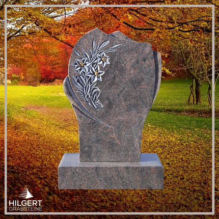HO-DA-18-12A | Hilgert Grabsteine | Stehender Grabstein aus Naturstein