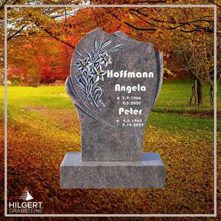 HO-DA-18-12A | Hilgert Grabsteine | Stehender Grabstein aus Naturstein