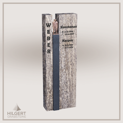 HO-DA-2015-09 | Hilgert Grabsteine | Stehender Grabstein aus Naturstein