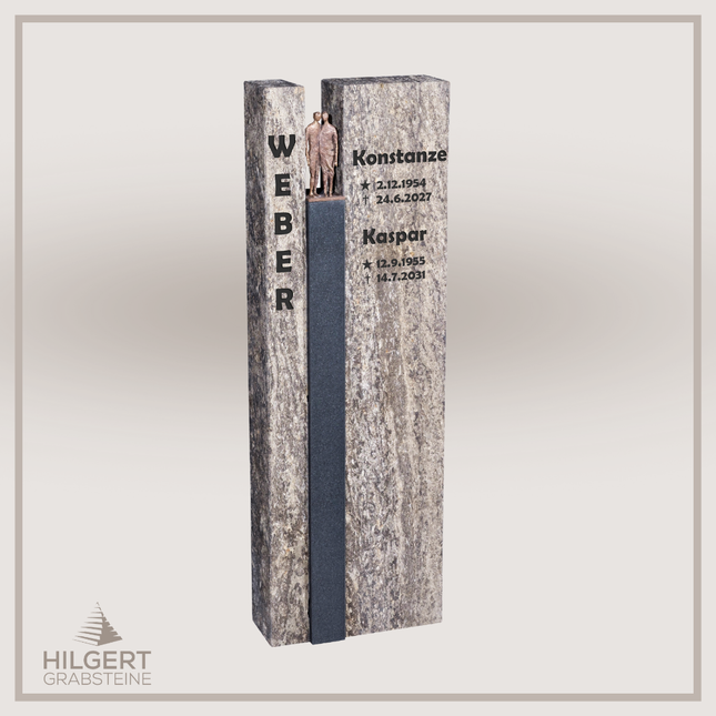 HO-DA-2015-09 | Hilgert Grabsteine | Stehender Grabstein aus Naturstein