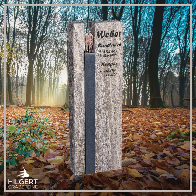 HO-DA-2015-09 | Hilgert Grabsteine | Stehender Grabstein aus Naturstein
