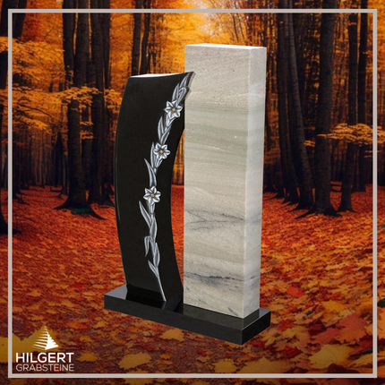 HO-DA-21-17 | Hilgert Grabsteine | Stehender Grabstein aus Naturstein
