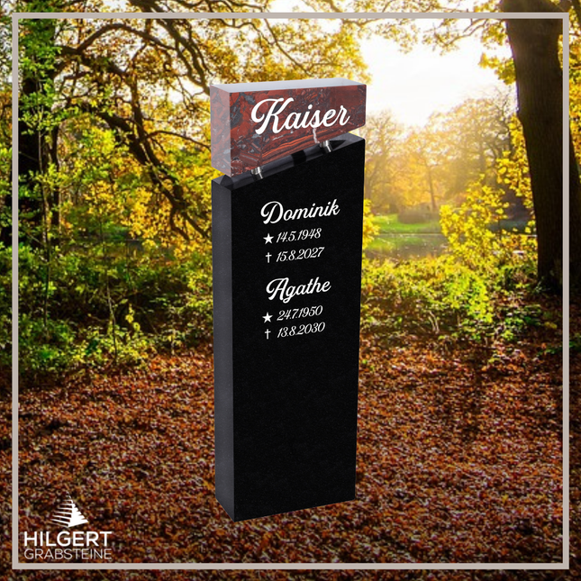 HO-DA-24-16 | Hilgert Grabsteine | Stehender Grabstein aus Naturstein