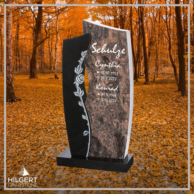 HO-DA-24-17 | Hilgert Grabsteine | Stehender Grabstein aus Naturstein