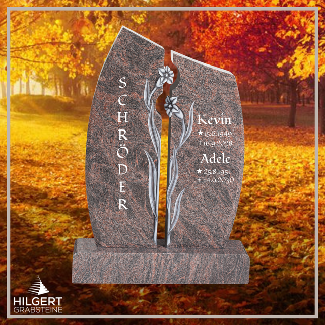 HO-DA-25-14 | Hilgert Grabsteine | Stehender Grabstein aus Naturstein