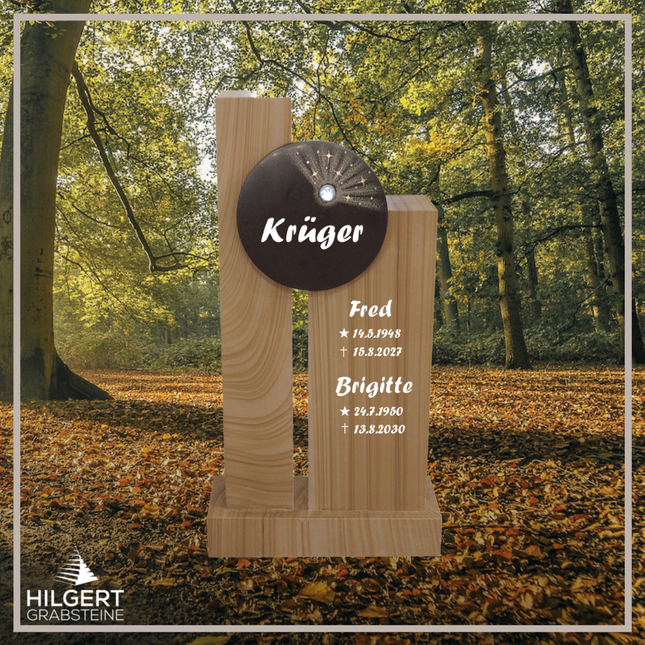 HO-DA-27-12 | Hilgert Grabsteine | Stehender Grabstein aus Naturstein