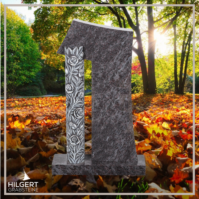 HO-DA-29-18 | Hilgert Grabsteine | Stehender Grabstein aus Naturstein