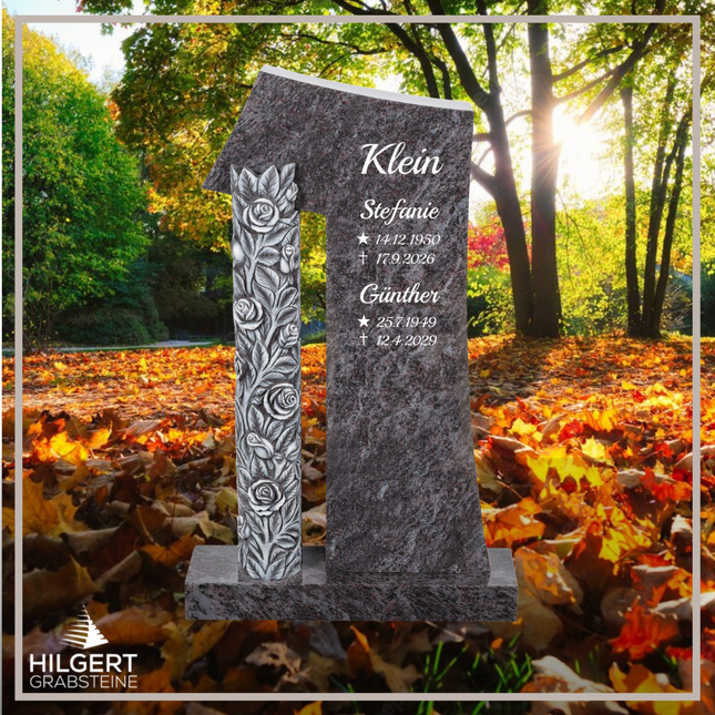 HO-DA-29-18 | Hilgert Grabsteine | Stehender Grabstein aus Naturstein