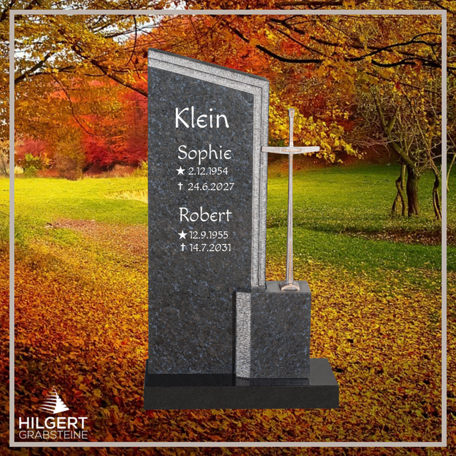 HO-DA-32-14 | Hilgert Grabsteine | Stehender Grabstein aus Naturstein